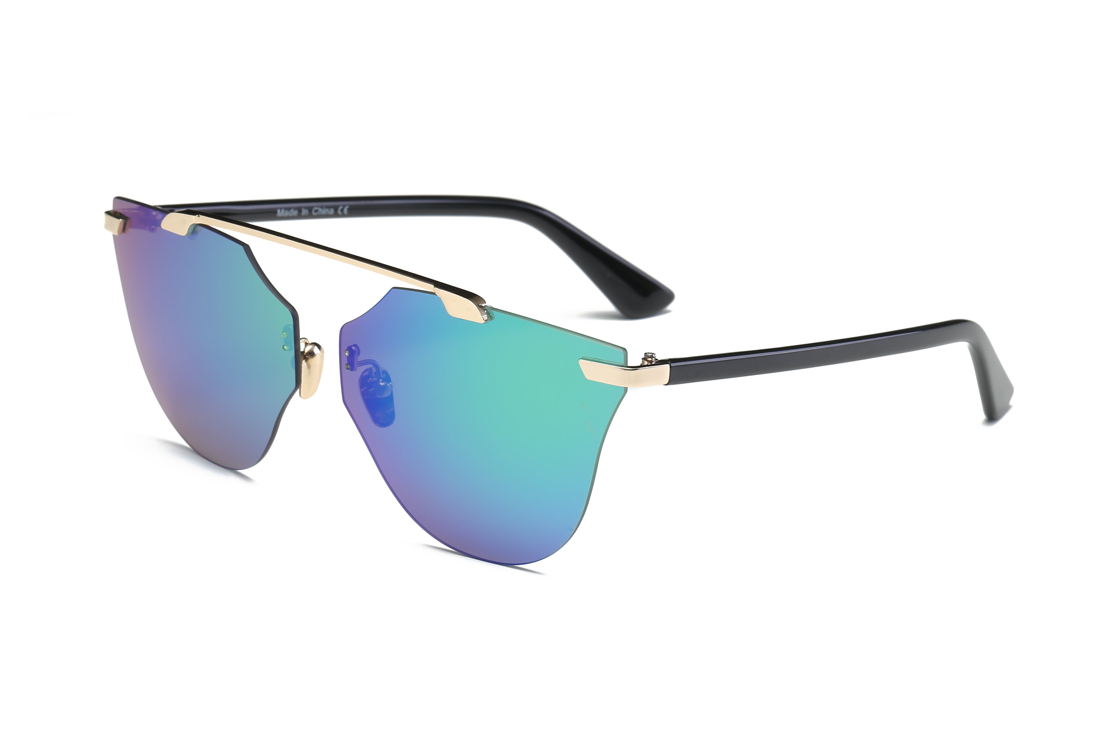 S2032 - Women Round Cat Eye Sunglasses - Iris Fashion Inc. | Wholesale Sunglasses and Glasses