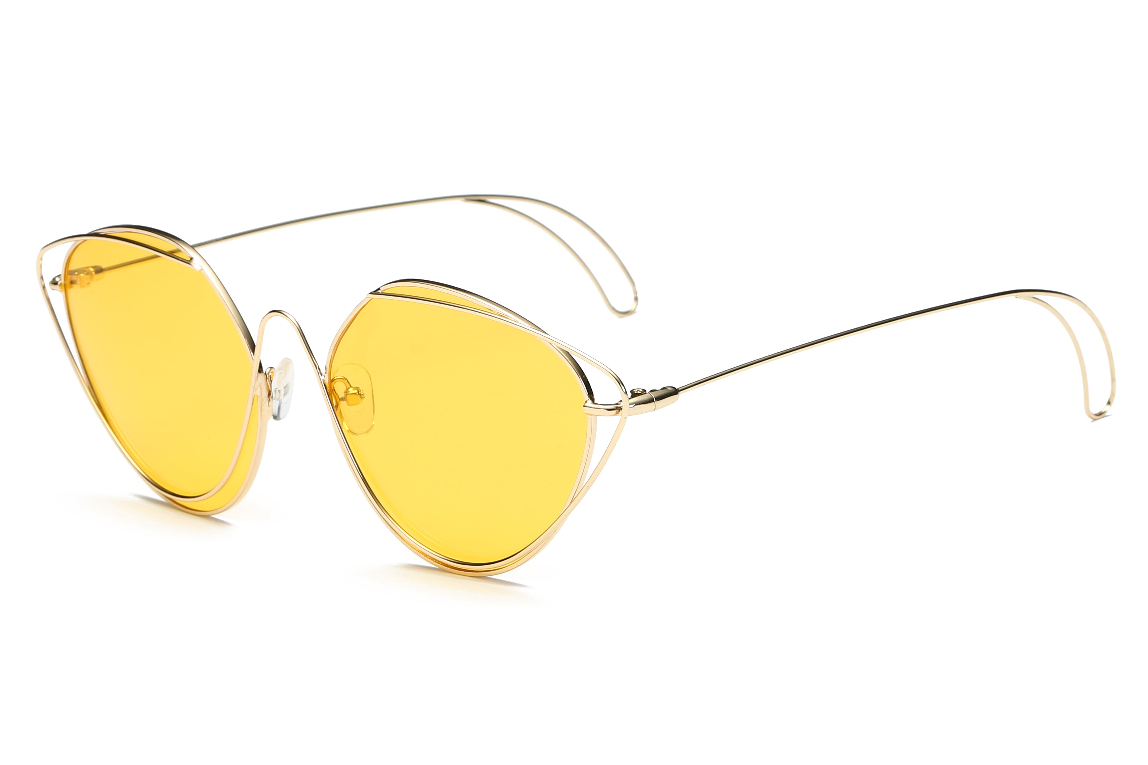 S2045 - Women Fashion Round Cat Eye Sunglasses - Iris Fashion Inc. | Wholesale Sunglasses and Glasses