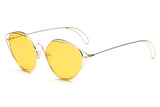 S2045 - Women Fashion Round Cat Eye Sunglasses - Iris Fashion Inc. | Wholesale Sunglasses and Glasses