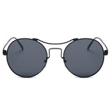 CD16 - Retro Round Circle Metal Mirrored Sunglasses - Iris Fashion Inc. | Wholesale Sunglasses and Glasses