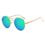 CD16 - Retro Round Circle Metal Mirrored Sunglasses - Iris Fashion Inc. | Wholesale Sunglasses and Glasses