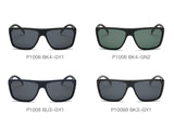 P1008 - Rectangle Retro Vintage Polarized Sunglasses - Iris Fashion Inc. | Wholesale Sunglasses and Glasses