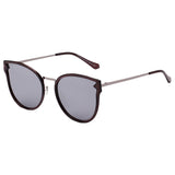SHIVEDA-PT27020 - Women Round Cat Eye Fashion Polarized Sunglasses