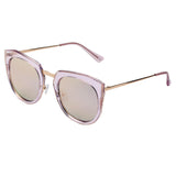 SHIVEDA-PT27023 - Women Round Fashion Cat Eye Polarized Sunglasses