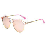 SHIVEDA-PT28033 - Women Round Polarized Fashion Sunglasses