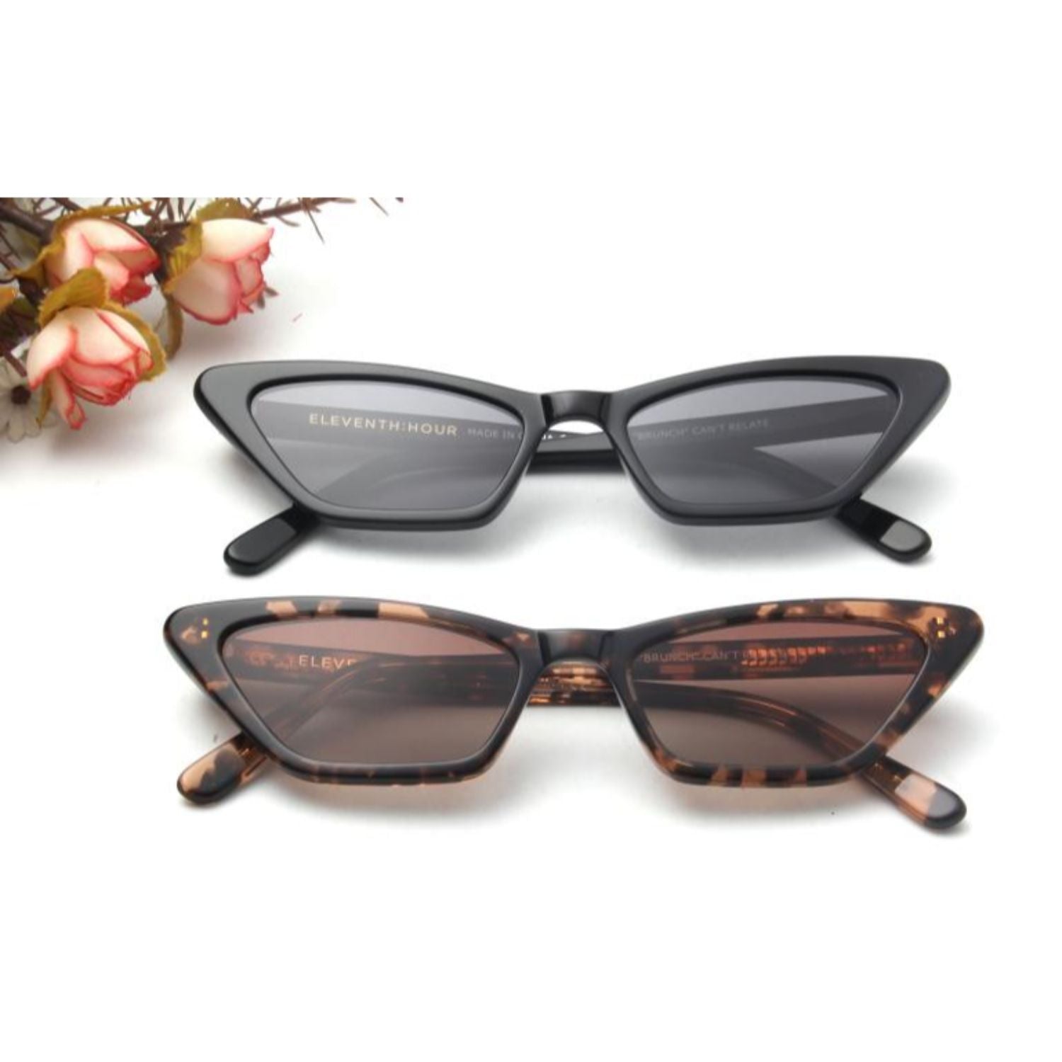 SA9 - Women Slim Rectangle Cat Eye Fashion Sunglasses - Iris Fashion Inc. | Wholesale Sunglasses and Glasses