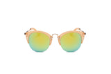 D41 Women's Retro Classic Half Frame Horn Rimmed Sunglasses - Iris Fashion Inc. | Wholesale Sunglasses and Glasses