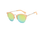 D41 Women's Retro Classic Half Frame Horn Rimmed Sunglasses - Iris Fashion Inc. | Wholesale Sunglasses and Glasses