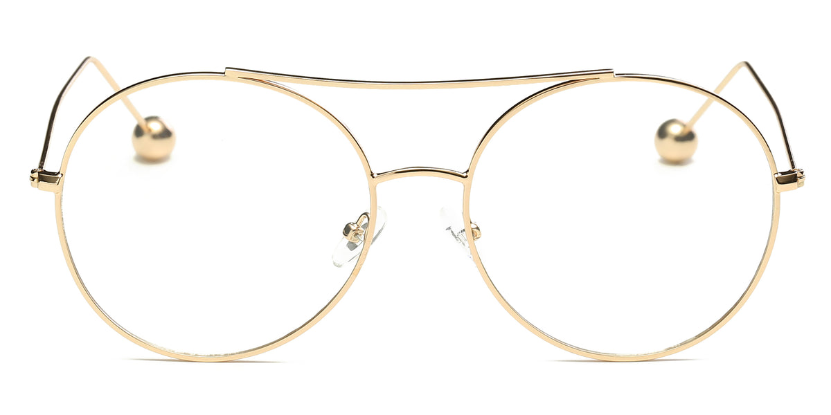 S1016 - Classic Circle Round Blue Light Blocker Fashion Glasses
