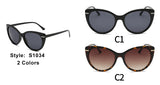 S1034 - Women Round Cat Eye Fashion Sunglasses - Iris Fashion Inc. | Wholesale Sunglasses and Glasses