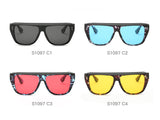 S1097 - Retro Vintage Shield Square Fashion Sunglasses - Iris Fashion Inc. | Wholesale Sunglasses and Glasses