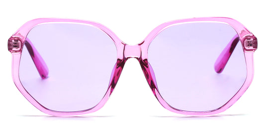 S1108 - Women Geometric Round Oversized Fashion Sunglasses - Iris Fashion Inc. | Wholesale Sunglasses and Glasses
