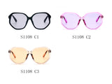 S1108 - Women Geometric Round Oversized Fashion Sunglasses - Iris Fashion Inc. | Wholesale Sunglasses and Glasses