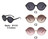 S1131 - Women Round Fashion Sunglasses - Iris Fashion Inc. | Wholesale Sunglasses and Glasses