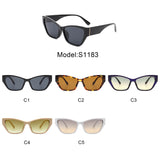 S1183 - Square Retro Cat Eye Vintage Women Fashion Sunglasses
