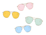 S2036 - Oversize Tinted Lens Round Sunglasses - Iris Fashion Inc. | Wholesale Sunglasses and Glasses