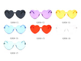 S2058 - Women Heart Shape Sunglasses - Iris Fashion Inc. | Wholesale Sunglasses and Glasses
