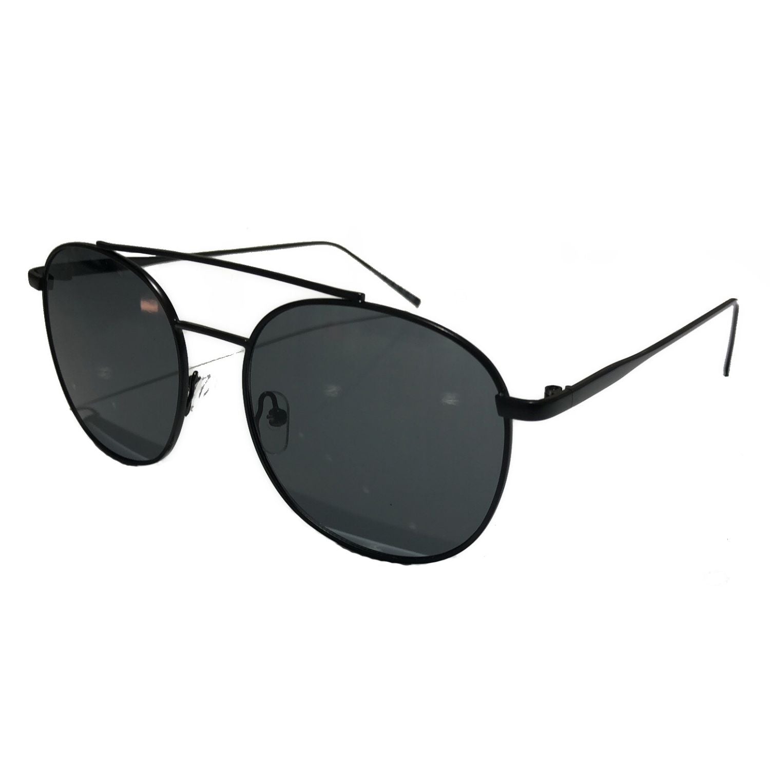 S2081 - Retro Circle Round brow-Bar Fashion Sunglasses - Iris Fashion Inc. | Wholesale Sunglasses and Glasses
