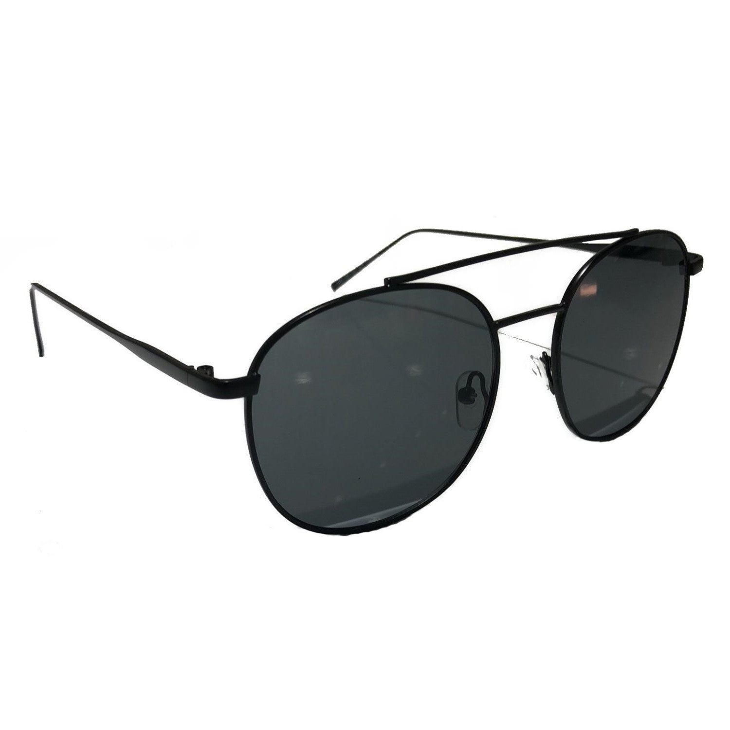 S2081 - Retro Circle Round brow-Bar Fashion Sunglasses - Iris Fashion Inc. | Wholesale Sunglasses and Glasses