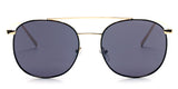 S2081 - Retro Circle Round brow-Bar Fashion Sunglasses - Iris Fashion Inc. | Wholesale Sunglasses and Glasses