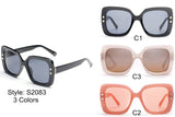 S2083 - Women Square Fashion Sunglasses - Iris Fashion Inc. | Wholesale Sunglasses and Glasses