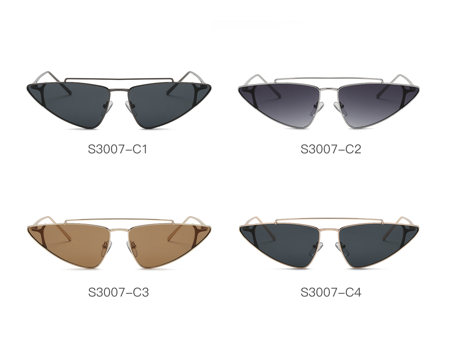 S3007 - Women Small Retro Vintage Cat Eye Sunglasses - Iris Fashion Inc. | Wholesale Sunglasses and Glasses