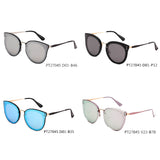 SHIVEDA-PT27045 - Women Round Polarized Cat Eye Fashion Sunglasses