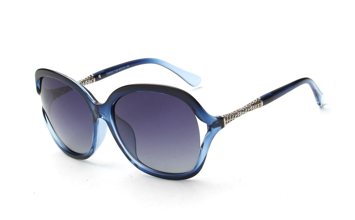 LAT-T30034 - Women Polarized Oversize Fashion Sunglasses - Iris Fashion Inc. | Wholesale Sunglasses and Glasses