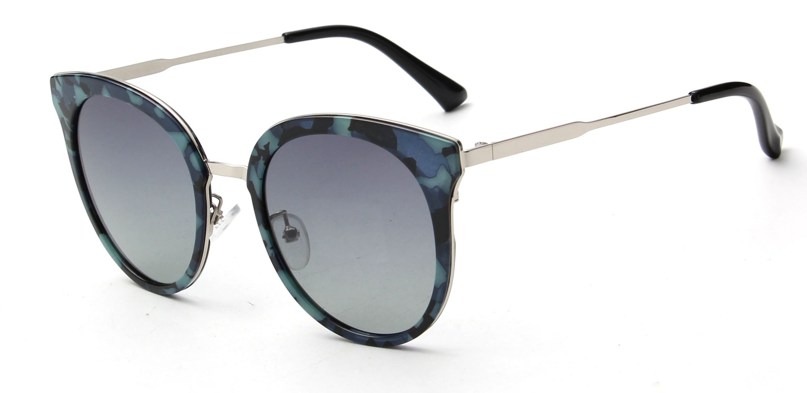 LAT-T30048 - Women Polarized Round Cat Eye Sunglasses - Iris Fashion Inc. | Wholesale Sunglasses and Glasses