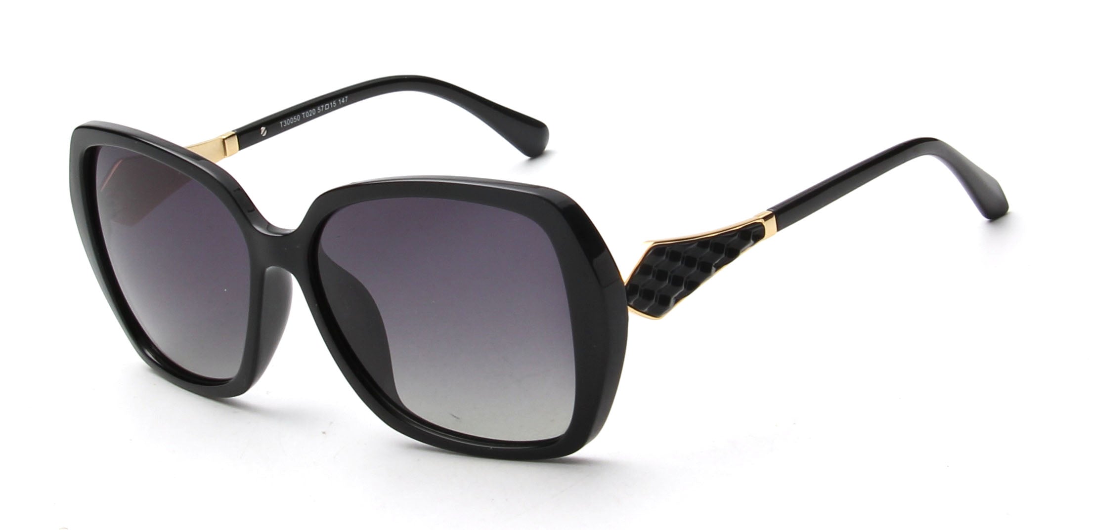 LAT-T30050 - Women Square Oversize Polarized Sunglasses - Iris Fashion Inc. | Wholesale Sunglasses and Glasses
