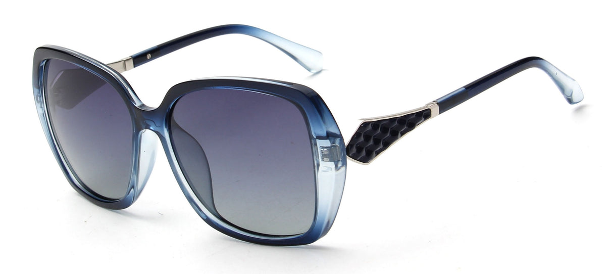 LAT-T30050 - Women Square Oversize Polarized Sunglasses - Iris Fashion Inc. | Wholesale Sunglasses and Glasses