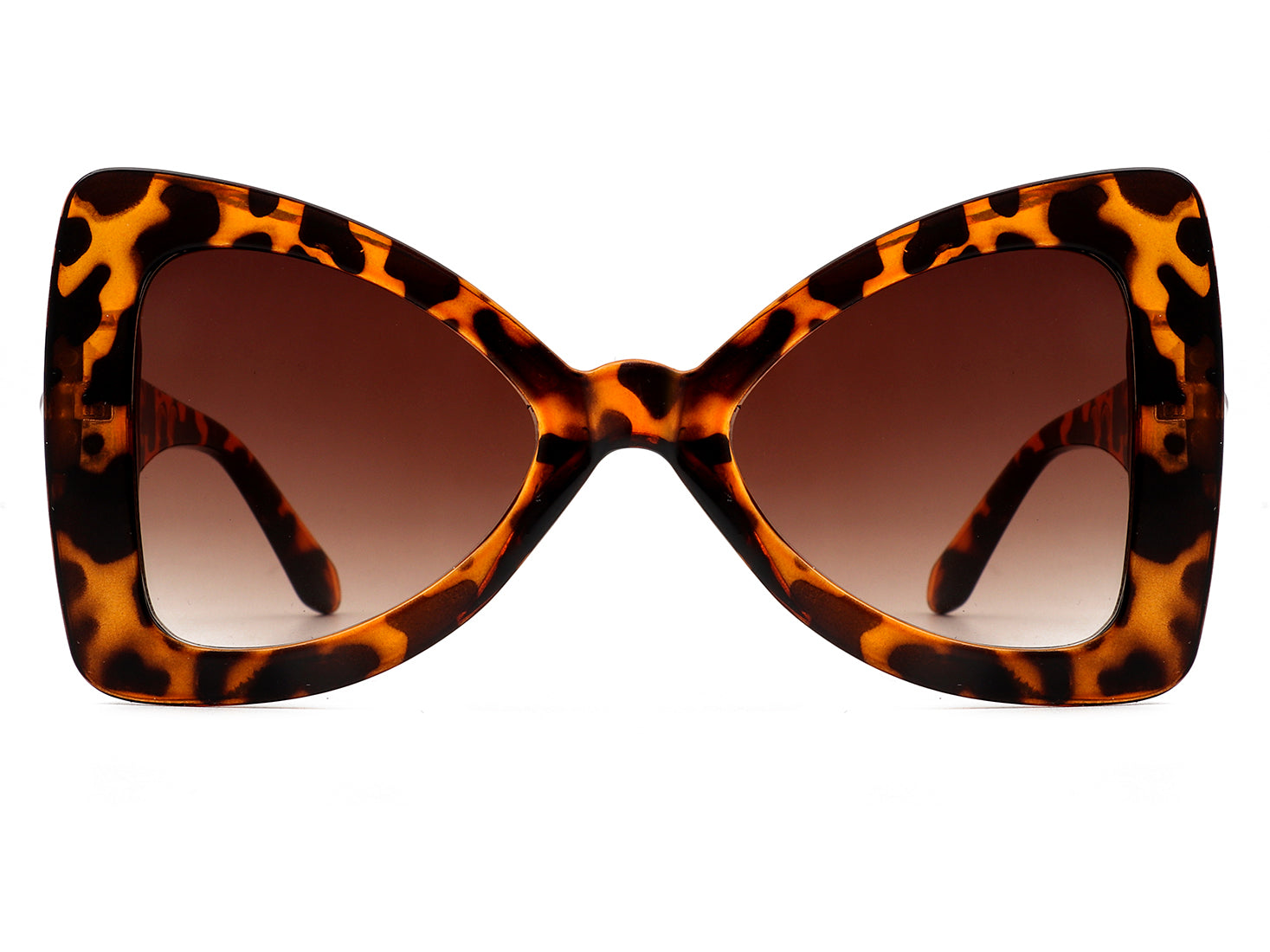 HS1017 - Women Oversize Triangle Cat Eye Fashion Sunglasses