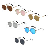 CA08 - Retro Mirrored Lens Teardrop Aviator Sunglasses - Iris Fashion Inc. | Wholesale Sunglasses and Glasses